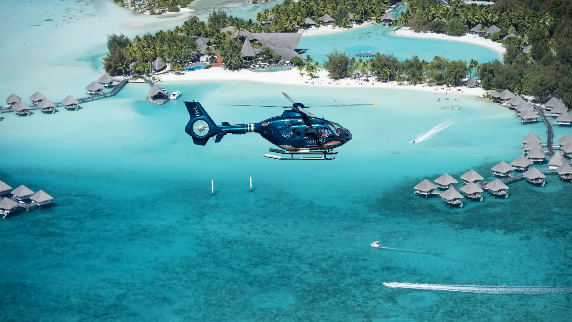 Blog turismo y Bieenstar imagen aerea de Bora Bora